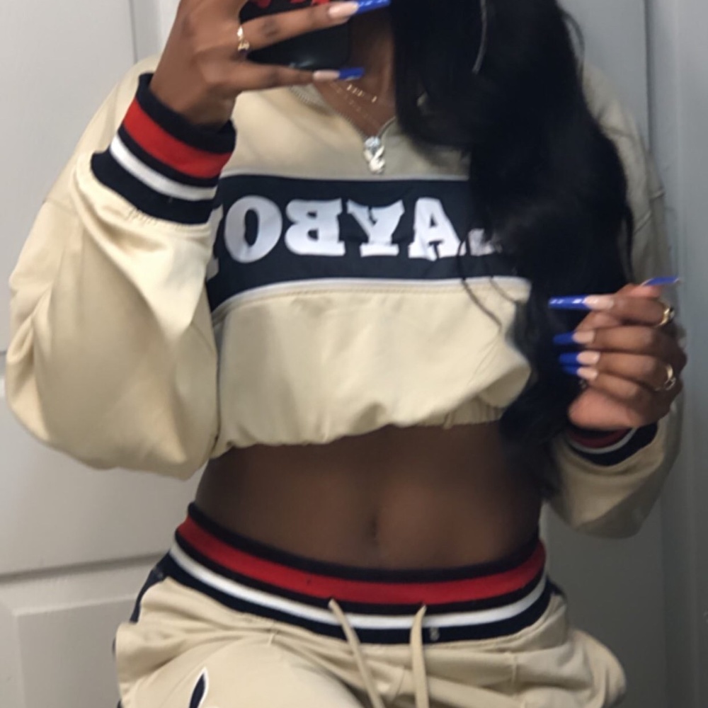 Missguided playboy 2 pc set